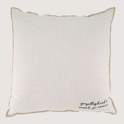 Kussen Gezelligheid 45 x 45 cm Ecru