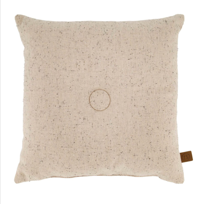 Kussen met knoop 35x35cm 