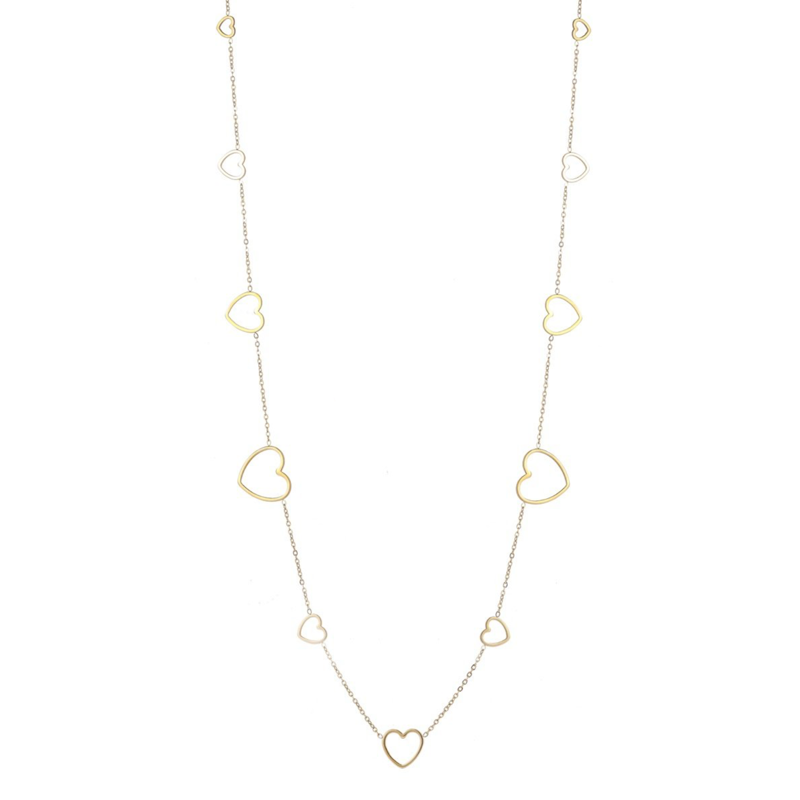 Lange ketting Hearts 