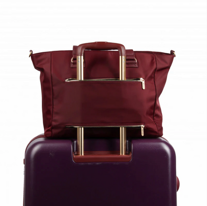Laptoptas Denise Aubergine