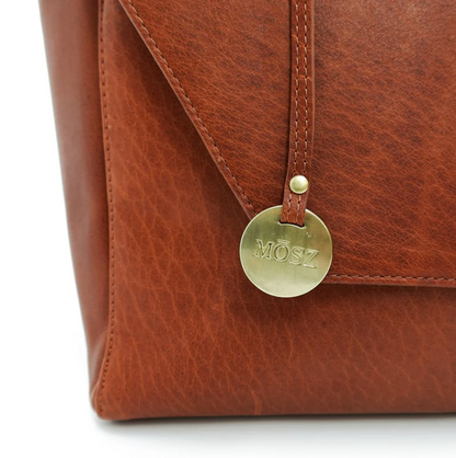 Leren laptoptas Denise Vintage cognac