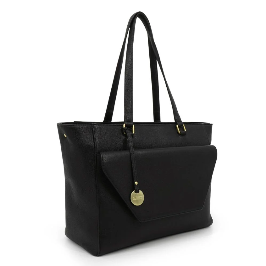 Leren laptoptas Denise Zwart