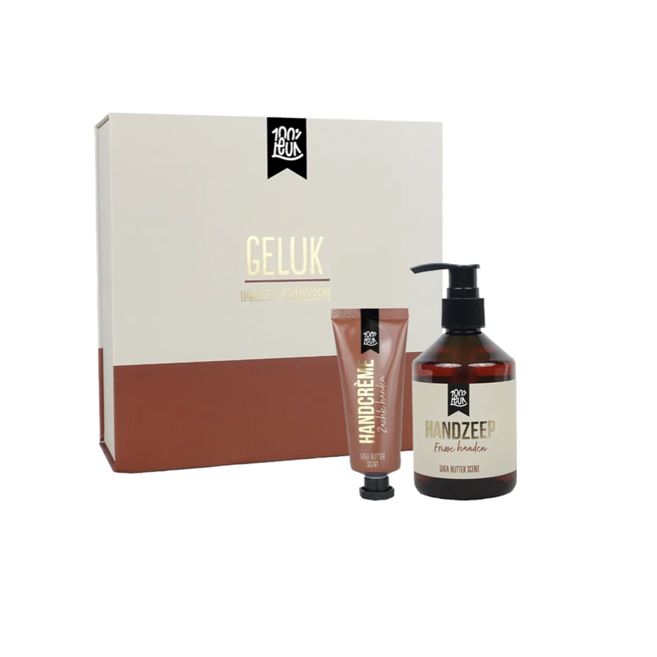 Luxe Cadeaubox Geluk zit in kleine dingen