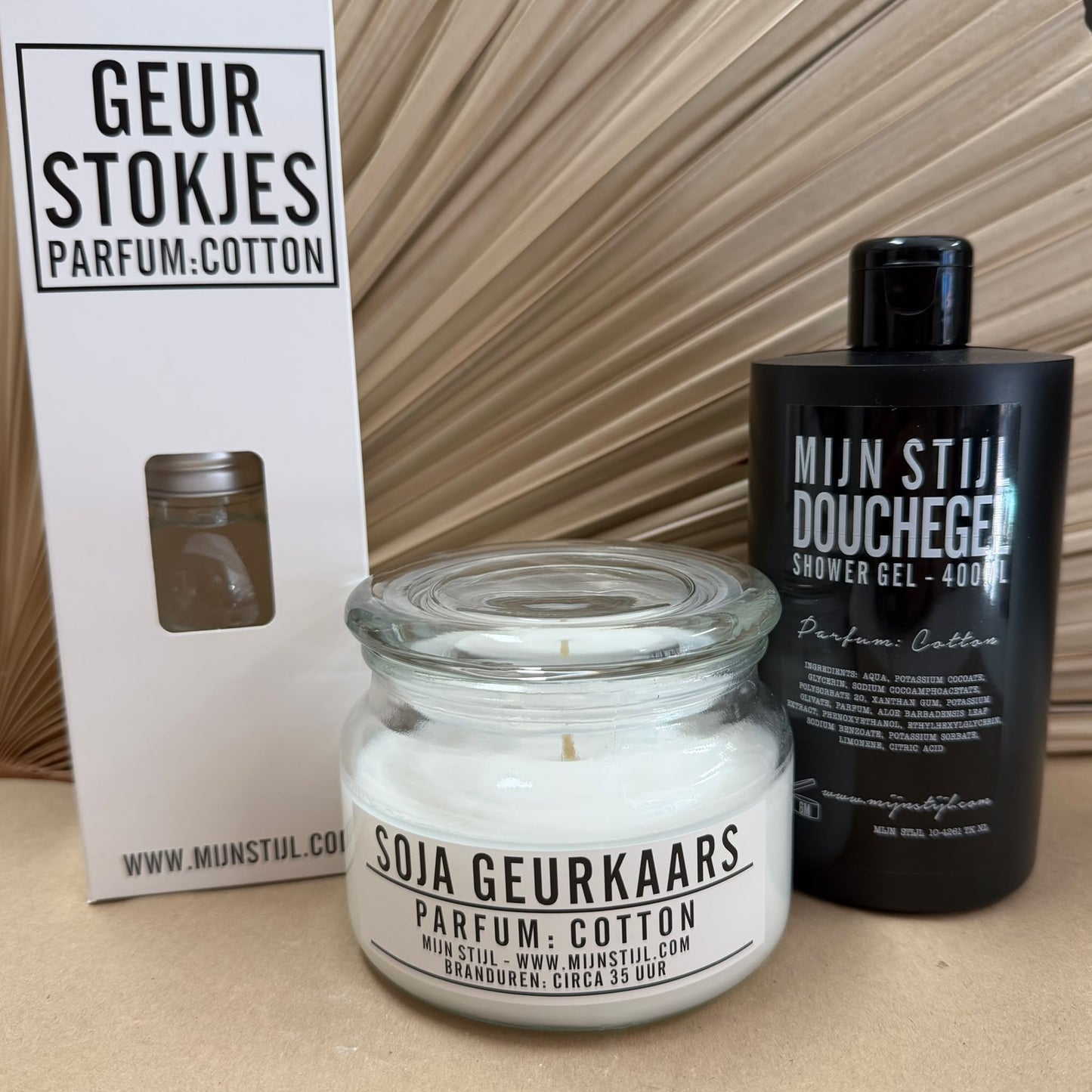 Mijn Stijl Cotton cadeauset 3