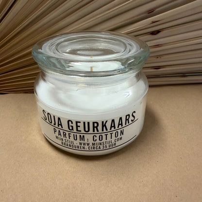Mijn stijl Geurkaars in glas Cotton