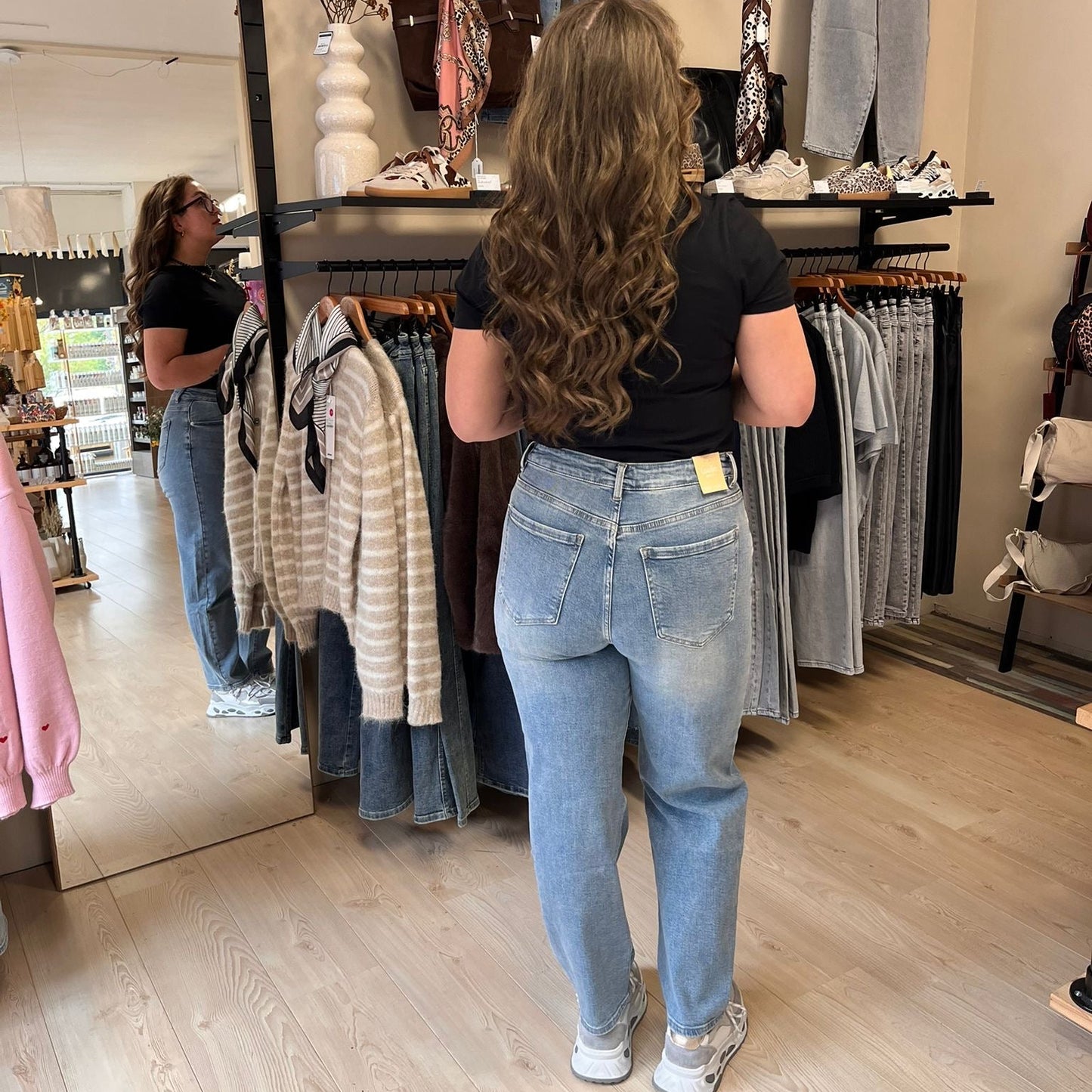 Nadia Mom fit Blue