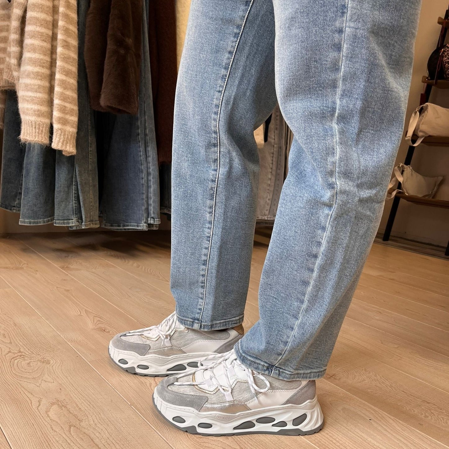 Nadia Mom fit Blue