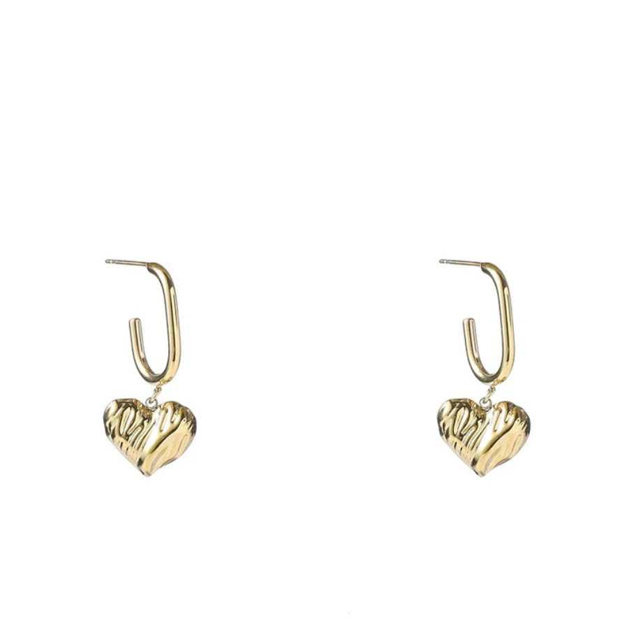 Oorbel Heart Hoop E5405-2
