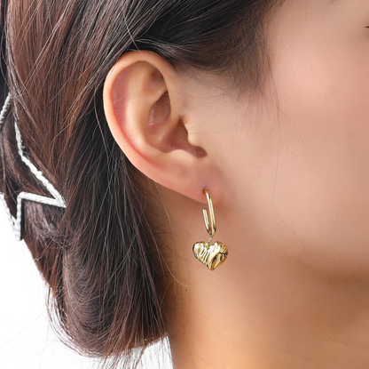 Oorbel Heart Hoop E5405-2