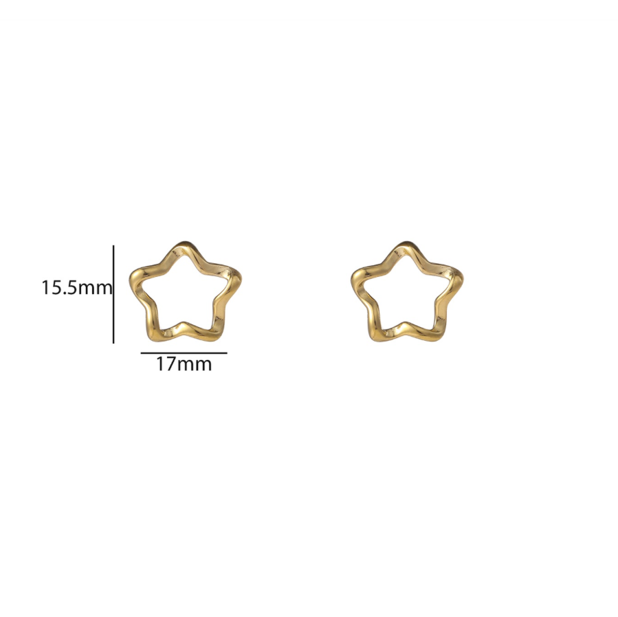 Open Star Stud E56181-2
