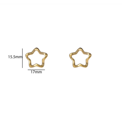 Open Star Stud E56181-2