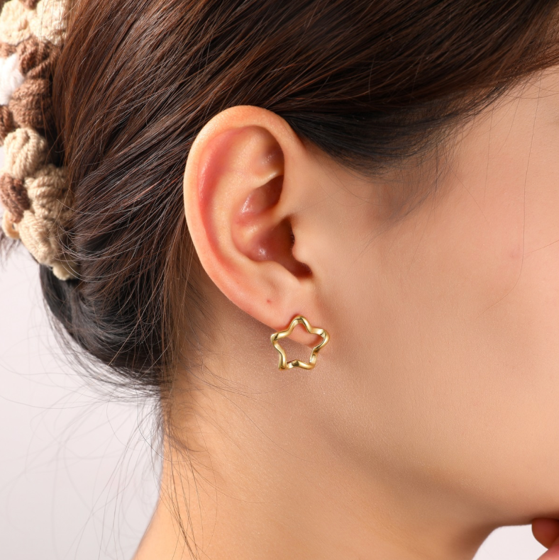Open Star Stud E56181-2