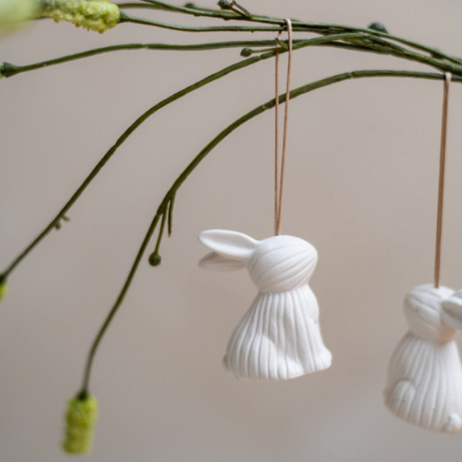 Ornament bunny | stripe