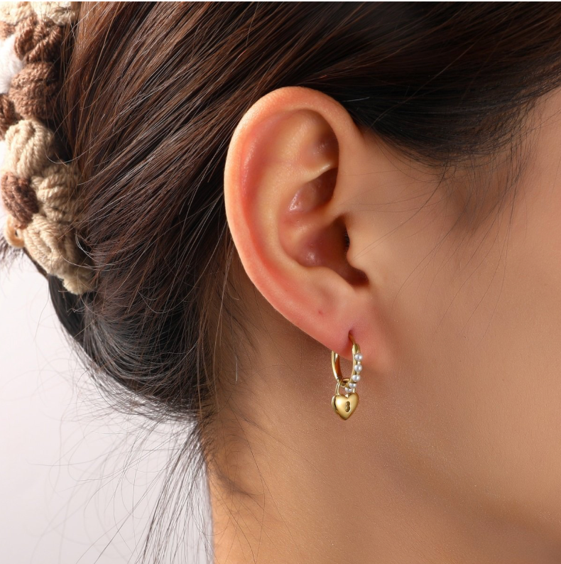 Pearly Lock Hoop E56124-2