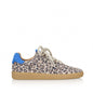 Poona Leopard Sand-Cobalt