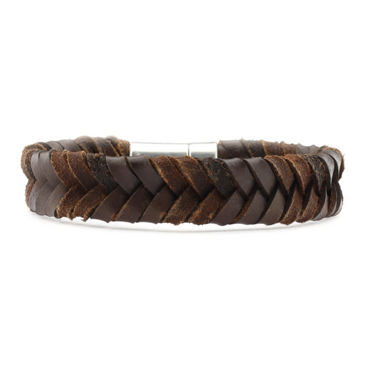 Qoss Boris Herenarmband bruin