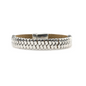 Qoss heren armband Geert bruin/zilver