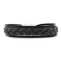 Qoss heren armband Levi zwart/antraciet