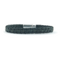 Qoss heren armband Rik groen leer