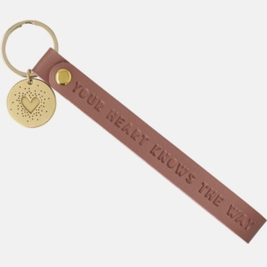 Räder Leren Sleutelhanger Your Heart Knows the Way