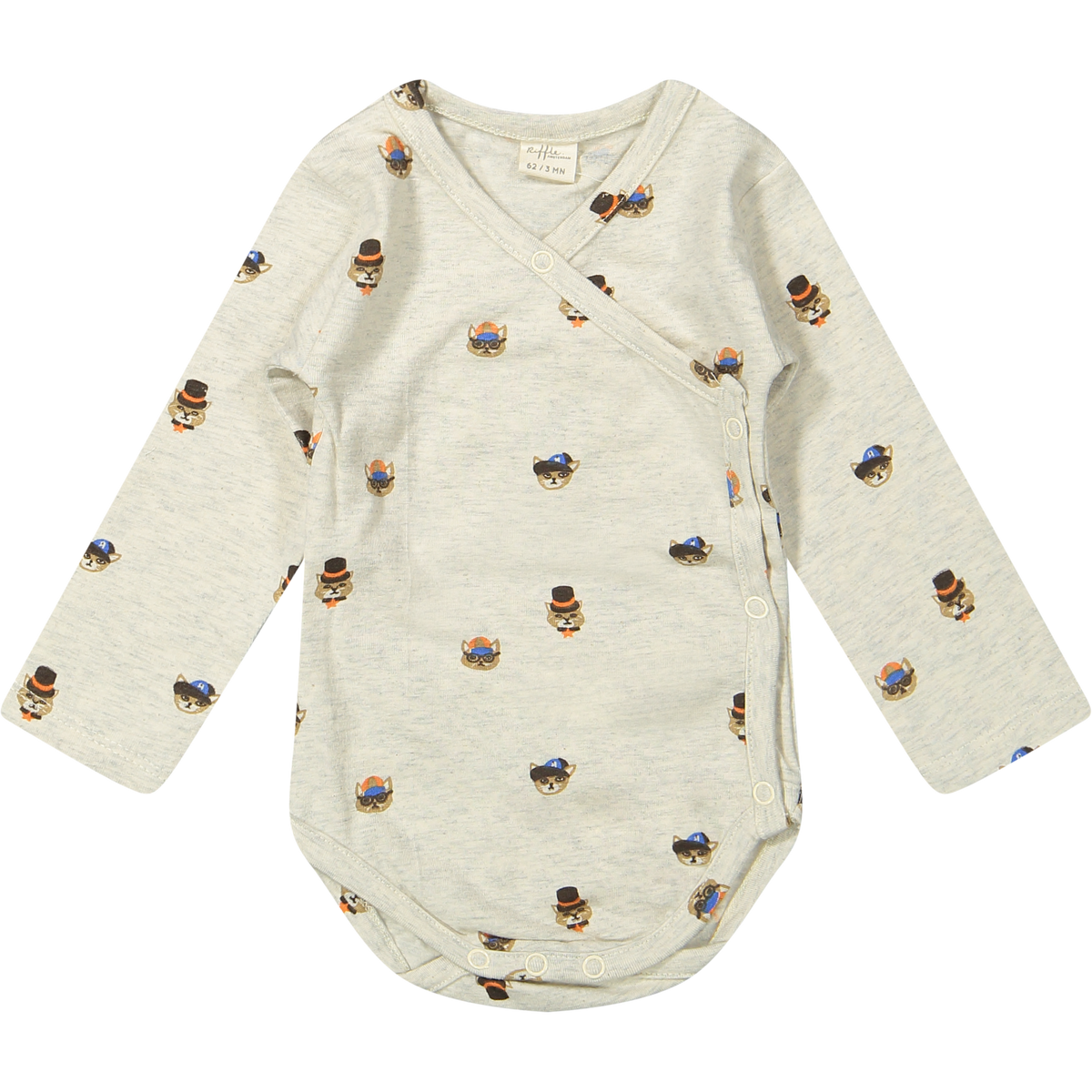 Romper Lasse Jersey Cats With Hats