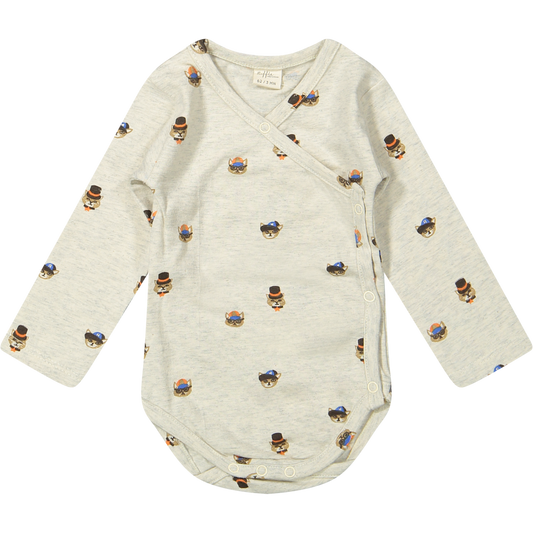 Romper Lasse Jersey Cats With Hats