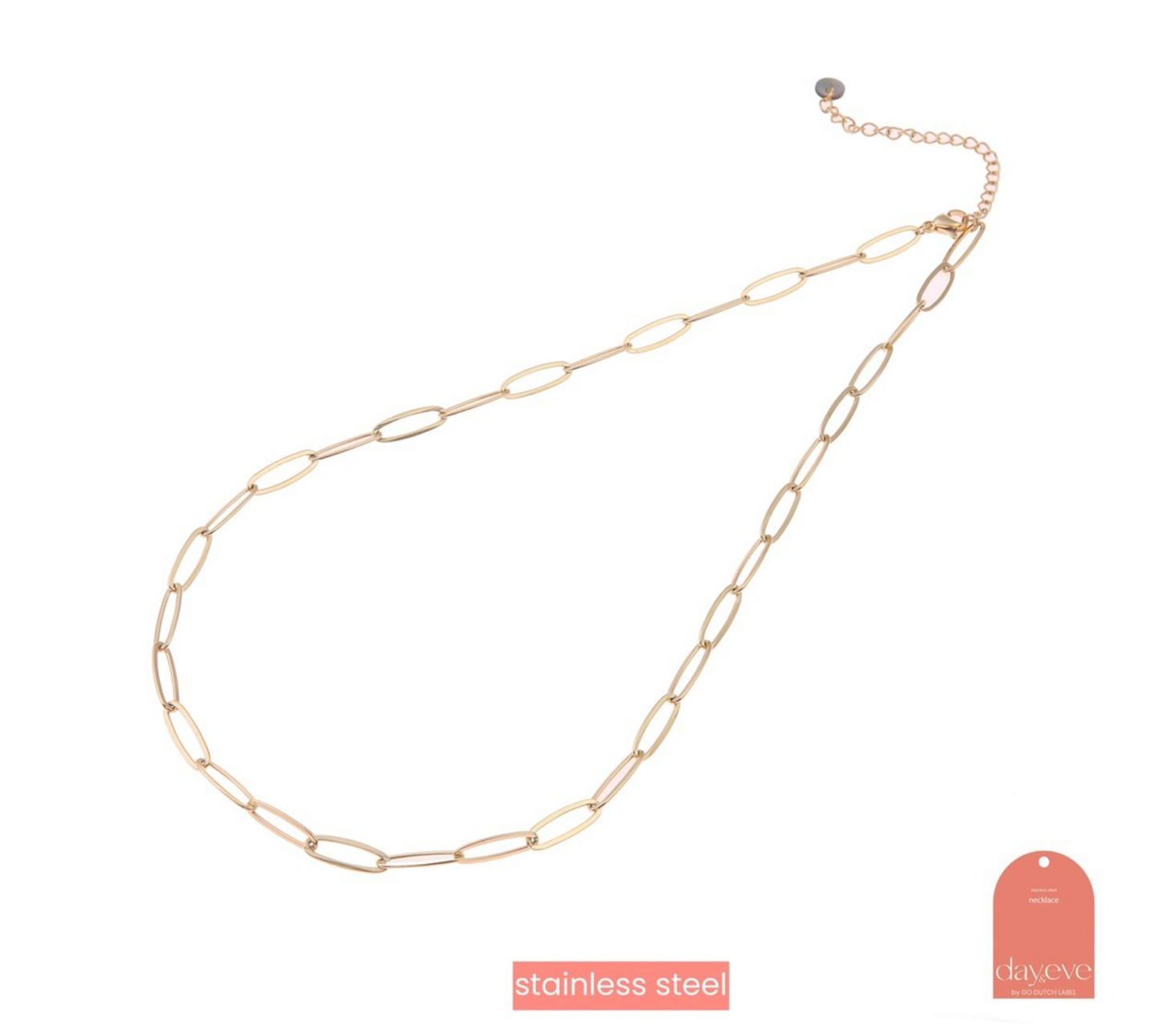 Ketting | Oval link chain - 14K | N0506-2 | Day & Eve