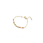 Bracelet | 3 Ovals | 14K | Brown | B56333-2 | Day&Eve | Stainless steel