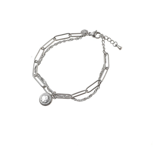 Bracelet | Coin Pendant | RH | B56049-1 | Day&Eve | Stainless steel