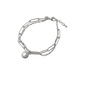 Bracelet | Coin Pendant | RH | B56049-1 | Day&Eve | Stainless steel