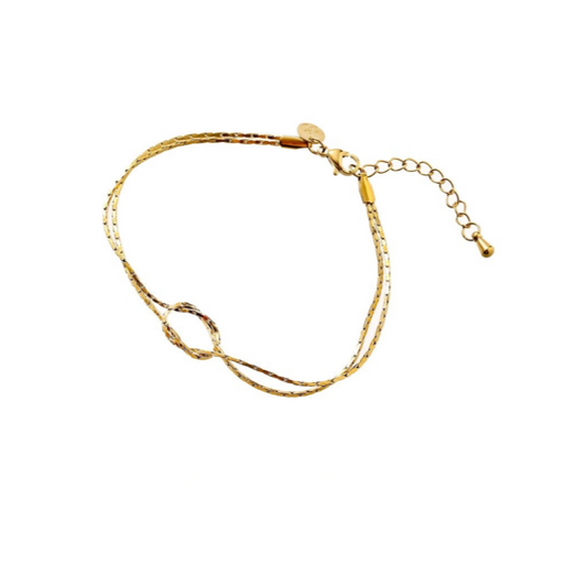 Bracelet | Fine Knotted | 14K | B56404-2 | Day&Eve | Stainless steel