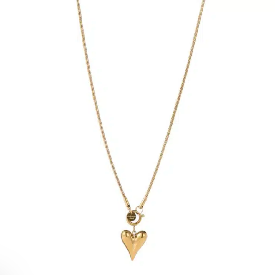 Necklace | Long | Heart Pendant | N56080-2 | Day&Eve | Stainless steel