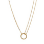 Necklace | Twisted Circle | 14K | N2786-2 | Day&Eve | Stainless steel