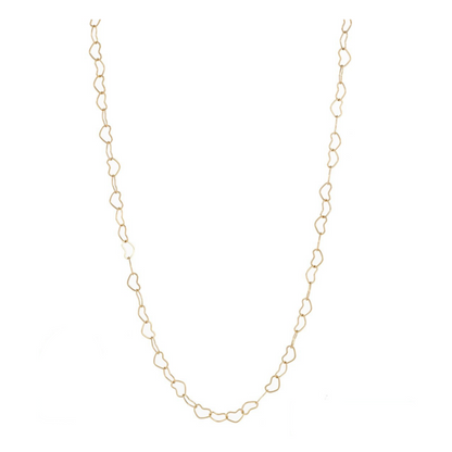 Necklace | Heart Chain | 14K | N3892-2 | Day&Eve | Stainless steel