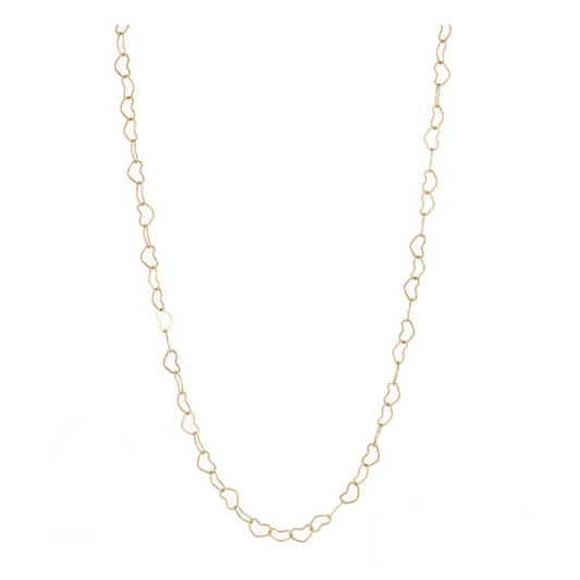 Necklace | Heart Chain | 14K | N3892-2 | Day&Eve | Stainless steel