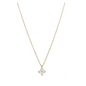 Necklace | Stone Clover | 14K | Crystal | N56029-1 | Day&Eve | Stainless steel
