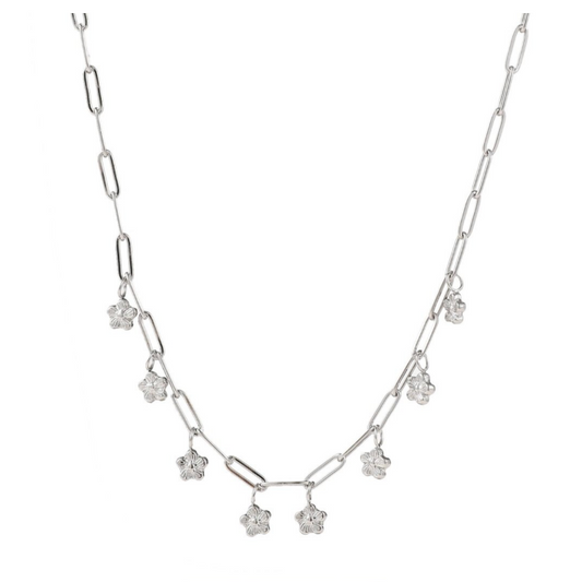 Necklace | Flower Pendants | RH | N56036-1 | Day&Eve | Stainless steel