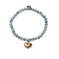 Kids Bracelet | Heart Charm | Petrol | TB2950-61-2 | Day&Eve