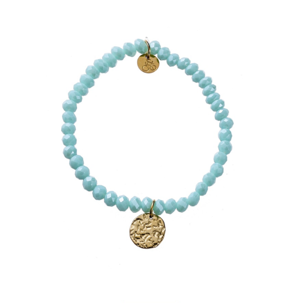 Kids Bracelet | Round Charm | Baby Blue | TB2950-63-2 | Day&Eve