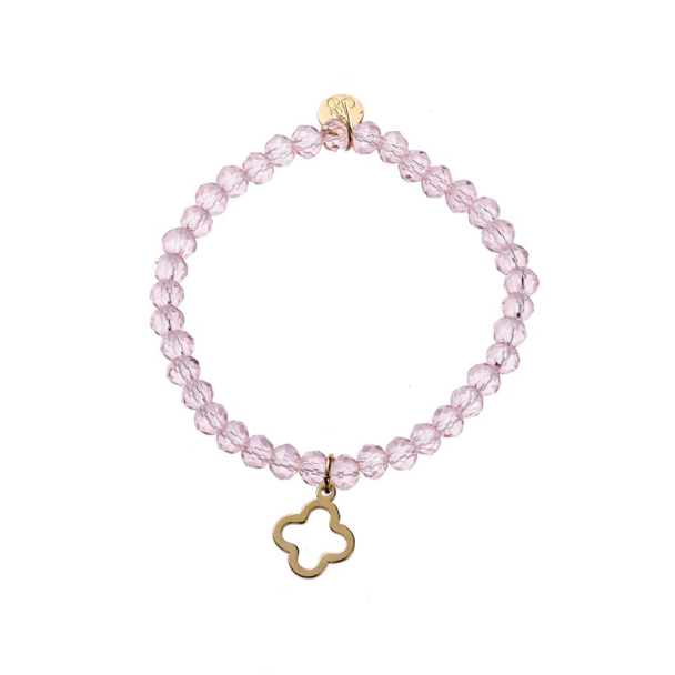Kids Bracelet | Open Clover Charm | Pink | TB2950-52-2 | Day&Eve