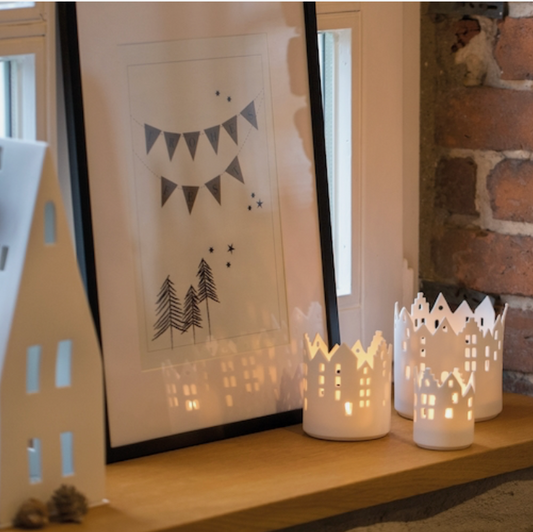 Räder | Medium Tealight holder | City light town hall square