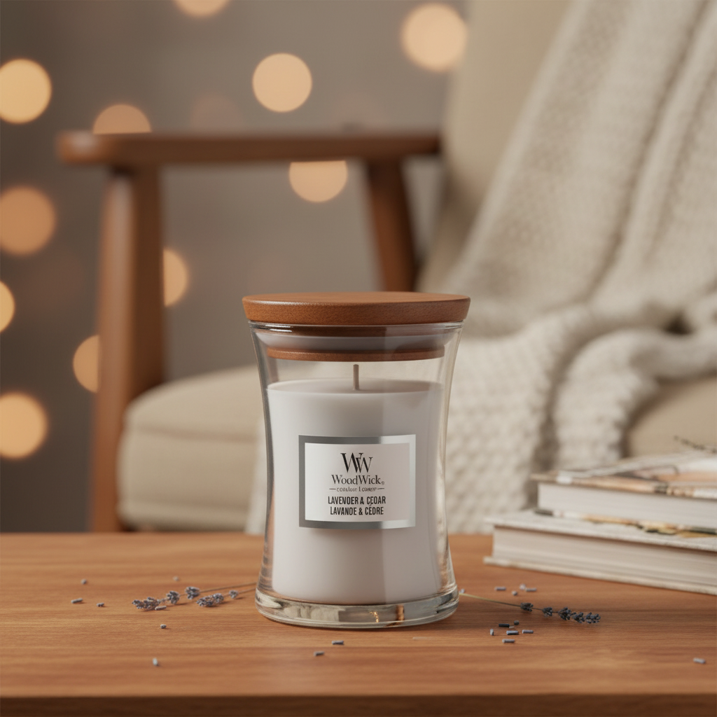 WoodWick | Mini candle | Lavender & Cedar