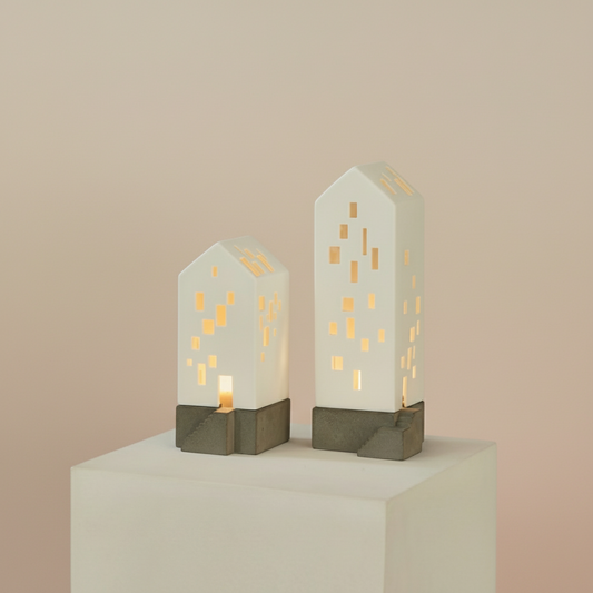 Räder | Large | Light house | Porselein en beton