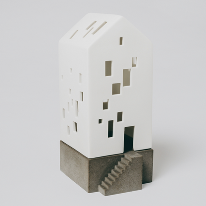 Räder | small | Light house | Porselein en beton