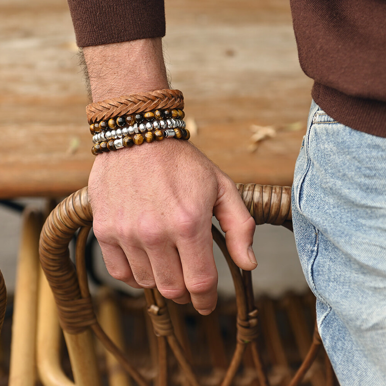 Qoss | Heren armband | Giel