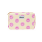 Make-up tas | Smiley | Geel - Roze