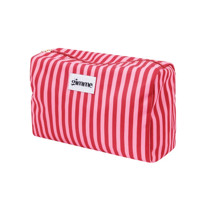 Make-up tas | Kleine Streep | Rood - Roze