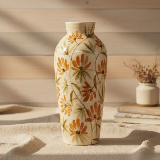 Vaas | Handgeschilderd | Marigold