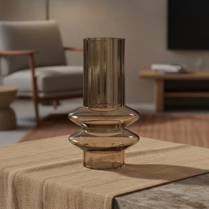 Glazen vaas | Roest | 30cm