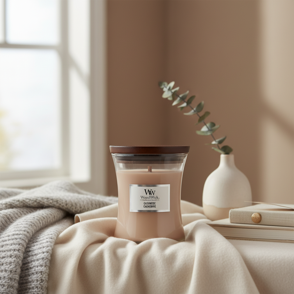 WoodWick | Medium Candle | Cashmere